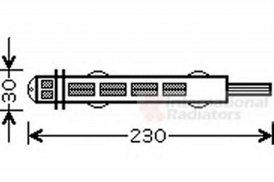 VAN WEZEL 1700d315 -  Осушитель, кондиционер